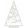 EMOS DCWW27 LED dekorácia - svietiaci stromček s ozdobami, 40 cm, 2x AA, vnútorný, teplá biela, časovač