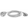 EMOS P0123R Prodlužovací kabel 3 m / 1 zásuvka / bílý / PVC / 1,5 mm2