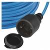 EMOS P01520W Predlžovací kábel odolný voči poveternostným vplyvom 20 m / 1 zásuvka / modrá / silikón / 230 V / 1,5 mm2