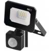 EMOS ZS2313 LED spotlight SIMPO with motion sensor, 10 W, black, neutral white
