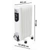 FKOS oil radiators different types of fin numbers