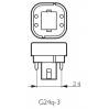 Kompaktná žiarivka Philips MASTER PL-C 26W/840 4pin G24q-3
