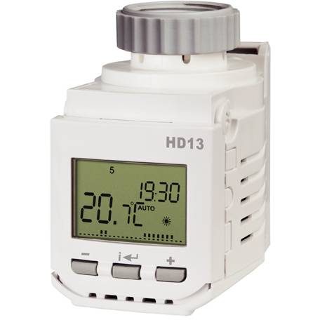Digitálna termostatická hlavica Elektrobock HD13 na automatické vykurovanie