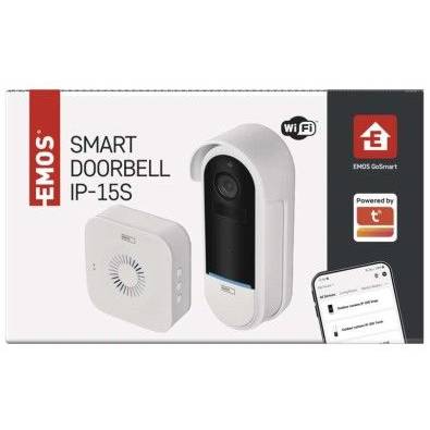 EMOS H4032 GoSmart Home bezdrôtový batériový videozvonček IP-15S s wifi