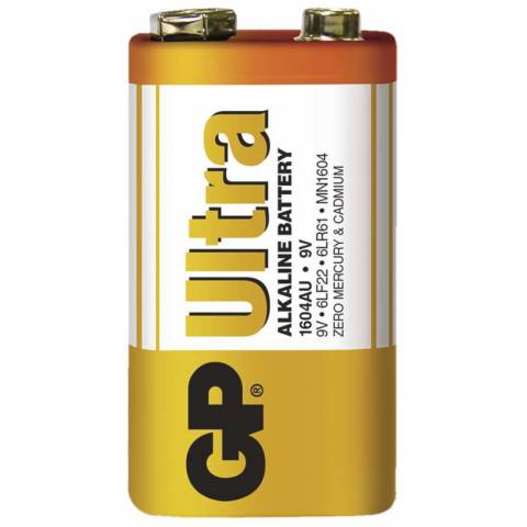 GP Batteries B1950 Alkalická baterie GP Ultra 6LF22 (9V) fólie