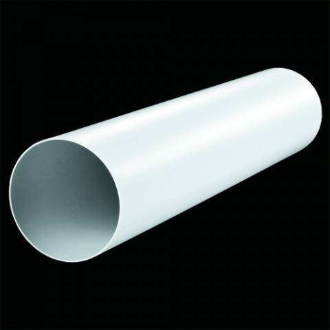 Ventilačné otvory 2010 PVC plná guľatá rúra 125/1m