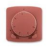 ABB 3292A-A10101 R2 Univerzálny termostat s otočným nastavením teploty (riadiaca jednotka) vresovo červená