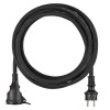 EMOS P01705 Neoprenový prodlužovací kabel spojka 5m 3x 1,5mm, černá
