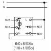 ABB 1413-0-0889 Přístroj pro tlačítko přepínací dvojité
