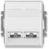 ABB 5014E-A00420 01 Kryt zásuvky komunikační (pro prvky RaM freenet) bílá/ledová bílá