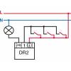 DR2-SD-bílá Dotykový a dálkový regulátor osvětlení Elektrobock