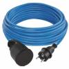 EMOS P01410W Počasí odolný prodlužovací kabel 10 m / 1 zásuvka / černý / silikon / 230 V / 1,5 mm2