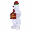 EMOS DCFC15 LED ľadový medveď s vianočným darčekom, nafukovací, 240 cm, vnútorný a vonkajší, studená biela