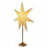 EMOS DCAZ15 LED papierová hviezda so zlatým stojanom, 45 cm, vnútorná