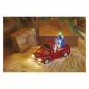 EMOS DCLW09 LED dekorácia - Santa v aute s vianočnými stromčekmi, 10 cm, 3x AA, vnútorná, viacfarebná