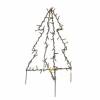 EMOS DCZW05 LED vianočný stromček kovový, 50 cm, vnútorný a vonkajší, teplá biela