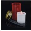 EMOS DCCV22 LED hřbitovní svíčka zapichovací, červená, 25 cm, 2x AA, venkovní i vnitřní, vintage
