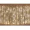 EMOS D3EW02 LED-Weihnachts-Nanokette - Vorhang, 1,7x1,5 m, innen und außen, warmweiß, Programme
