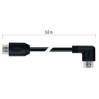 EMOS S10510 HDMI 2.0 high speed kabel A vidlice – A vidlice 90° 5 m