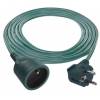EMOS P0112Z Prodlužovací kabel 2 m / 1 zásuvka / zelený / PVC / 1 mm2