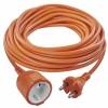 EMOS P01320R Dvojžilový pohyblivý kábel 20 m / 1 zásuvka / oranžová / PVC / 230 V / 1,5 mm2