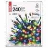 EMOS D4AM10 LED vánoční řetěz, 24 m, venkovní i vnitřní, multicolor, programy