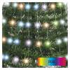 EMOS D5AA02 LED vánoční stromek se světelným řetězem a hvězdou, 1,5 m, vnitřní, ovladač, časovač, RGB
