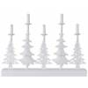 EMOS DCAW14 LED svícen – vánoční stromy se svíčkami, 24 cm, 2x AA, vnitřní, teplá bílá, časovač