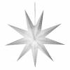 EMOS DCAZ09 Vánoční hvězda papírová závěsná, 60 cm, vnitřní