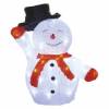 EMOS DCFC18 LED vianočný snehuliak s čiapkou, 36 cm, vnútorný a vonkajší, studená biela, časovač