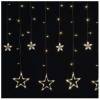 EMOS DCGW12 LED vánoční závěs – hvězdy, 185x105 cm, vnitřní, teplá bílá