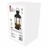 EMOS DCLV15 LED dekorace – vánoční lucerna se svíčkami černá, 35,5 cm, 3x C, vnitřní, vintage