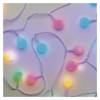 EMOS Lighting D5AM01 LED světelný cherry řetěz – kuličky 2,5 cm, 4 m, venkovní i vnitřní, multicolor, časovač