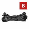 EMOS Lighting D2ZB01 Prodlužovací kabel pro spojovací řetězy Profi černý, 10 m, venkovní i vnitřní