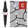 EMOS Lighting D2AC01 Profi LED spojovací řetěz černý, 5 m, venkovní i vnitřní, studená bílá, časovač
