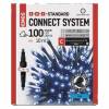 EMOS Lighting D1AB01 Standard LED spojovací vánoční řetěz, 10 m, venkovní i vnitřní, modrá, časovač