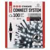 EMOS Lighting D1AC03 Standard LED spojovací vánoční řetěz, 10 m, venkovní i vnitřní, studená bílá, časovač