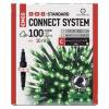 EMOS Lighting D1AG01 Standard LED spojovací vánoční řetěz, 10 m, venkovní i vnitřní, zelená, časovač