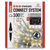 EMOS Lighting D1CN01 Standard LED spojovací řetěz blikající – rampouchy, 2,5 m, venkovní, teplá/studená bílá