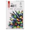 EMOS Lighting D4AM01 LED vánoční řetěz, 4 m, venkovní i vnitřní, multicolor, časovač