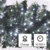 EMOS Lighting D4BC02 LED vánoční řetěz – ježek, 8 m, venkovní i vnitřní, studená bílá, časovač