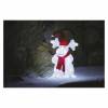 EMOS Lighting DCFC08 LED vánoční sob, 34,5 cm, venkovní i vnitřní, studená bílá, časovač