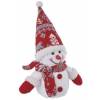 EMOS Lighting DCFW04 LED Christmas snowman, 25 cm, 3x AA, indoor, warm white