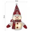 EMOS Lighting DCFW04 LED vianočný snehuliak, 25 cm, 3x AA, vnútorný, teplá biela