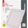 EMOS Lighting ZD2145 LED vestavné svítidlo NEXXO, čtvercové, bílé, 18W, neutrální bílá