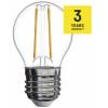 EMOS Lighting ZF1100 LED žárovka Filament Mini Globe 1,8W E27 teplá bílá