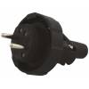 Emos P0037 Gumová Vidlice pro prodlužovací kabel černá