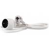 Emos P0112 Prodlužovací kabel bílý spojka 2m