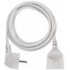 EMOS P0122 Predlžovací kábel 2 m / 1 zásuvka / biely / PVC / 1 mm2