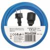 EMOS P01410W Počasí odolný prodlužovací kabel 10 m / 1 zásuvka / černý / silikon / 230 V / 1,5 mm2